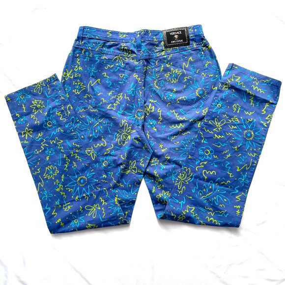 Auc Versace couture high rise medusa head vintage jeans - Picture 5 of 13